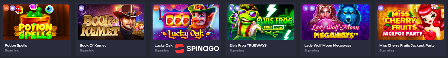 Spinago casino slots