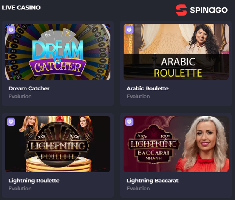 Spinago best games